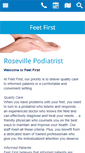 Mobile Screenshot of feetfirstroseville.com